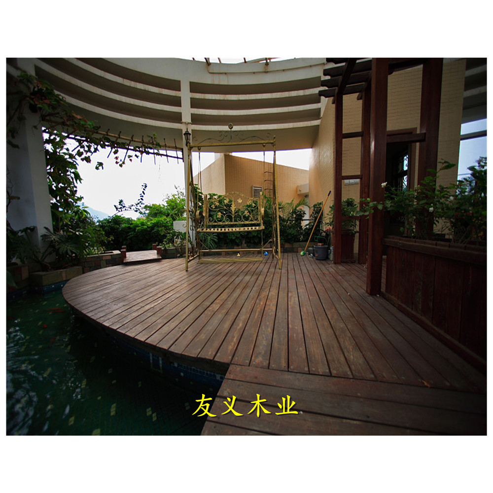 咸阳威客电竞防腐木重竹地板批发价格外观优美彰显中式韵味(图3)