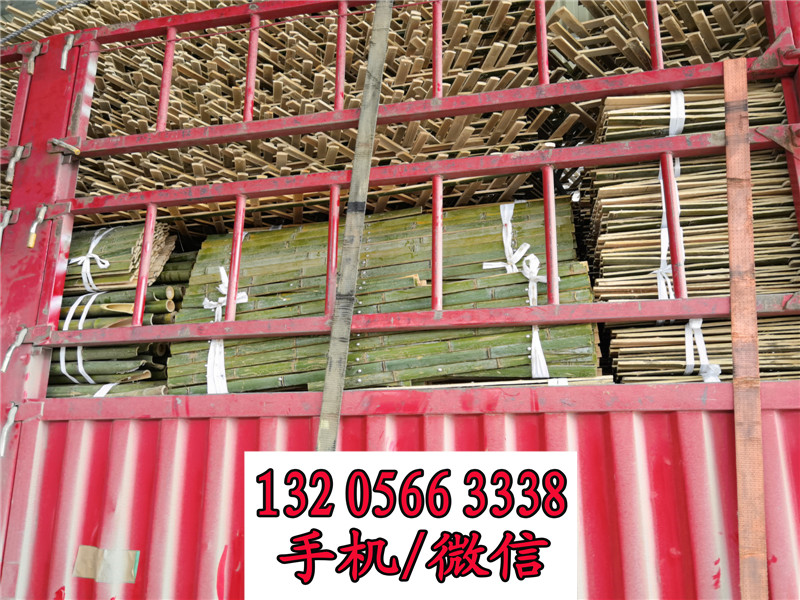 威客电竞芜湖碳化防腐木户外木围栏竹篱笆竹子护栏(图3)