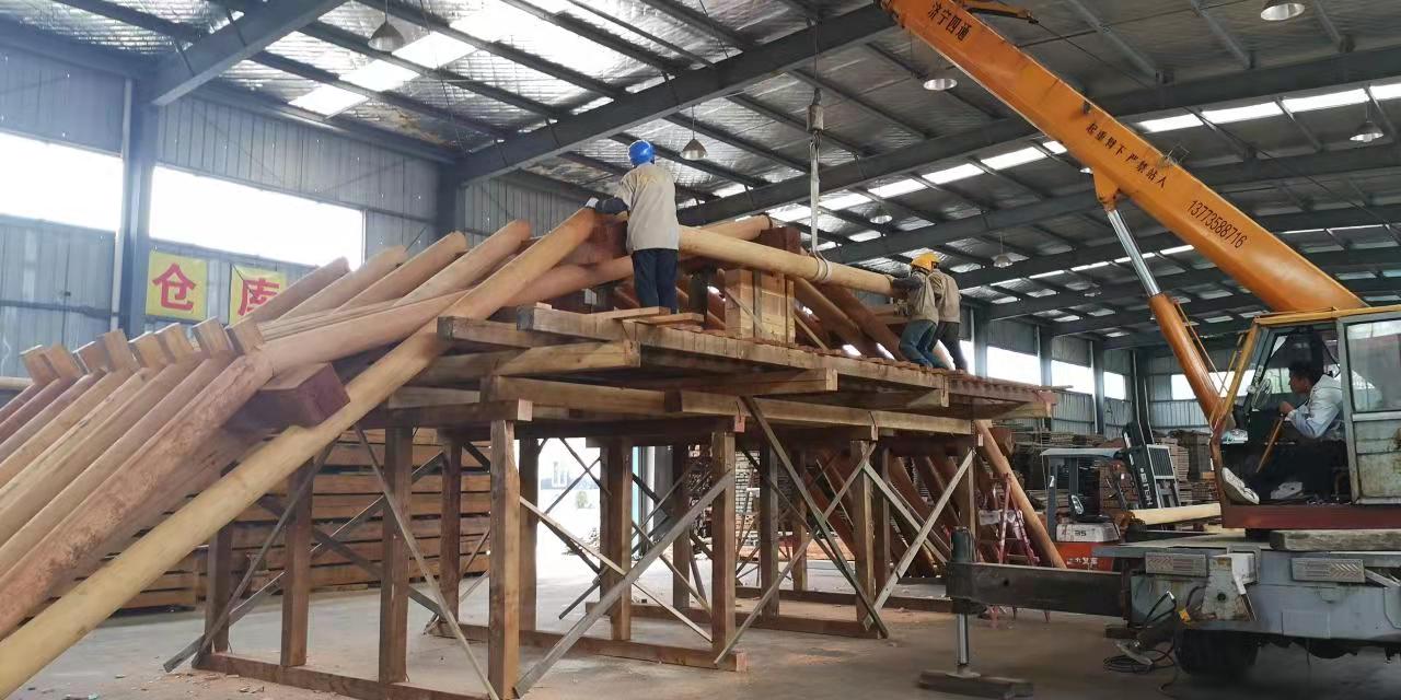 一边守成一边创威客电竞新 扬企用榫卯工艺复建古红桥(图1)