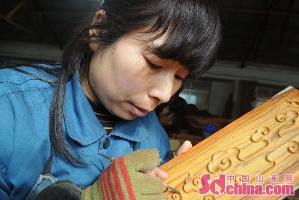 山东威客电竞淄博：精雕百年木材 细刻千年文化（图）(图1)