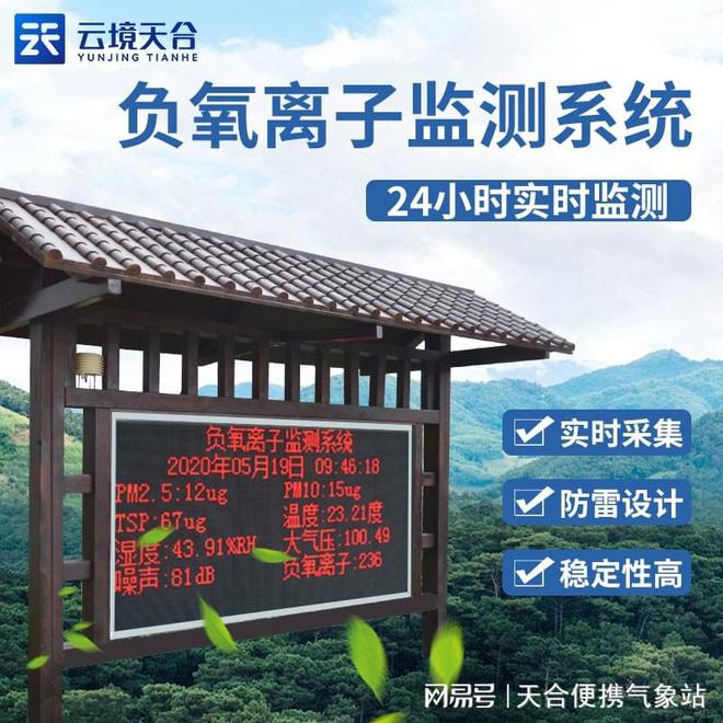威客电竞防腐木负氧离子监测站—精准监测负氧离子浓度(图2)